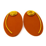 Boucles d'oreille- kibi-Kadokélé - brun